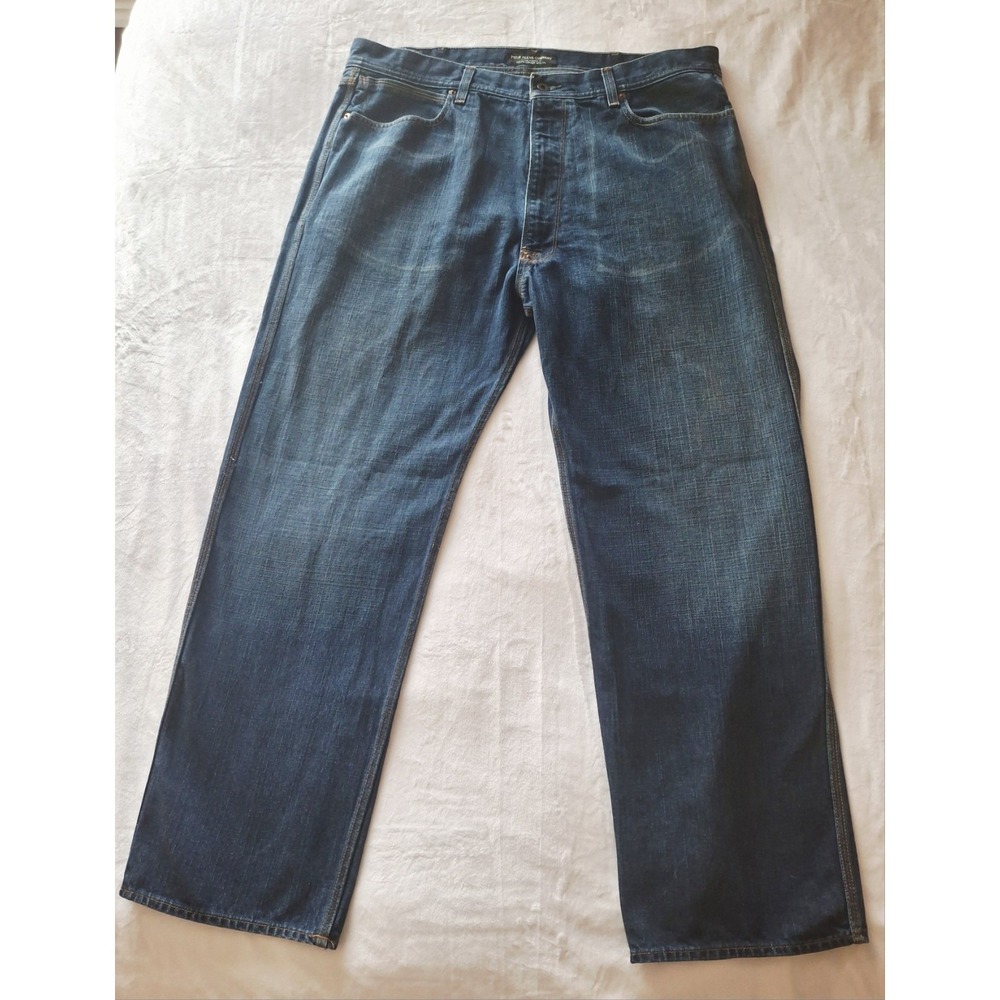 Polo Jeans Co. Ralph Lauren Men's HAYDEN Relaxed Fit Straight  Zip Button Jeans